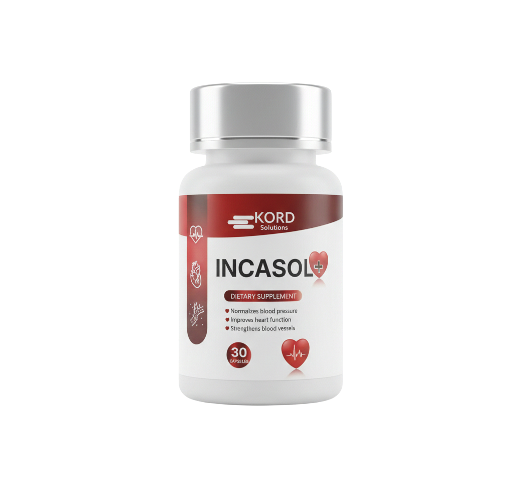 Incasol+ - Natural hypertension control formula supplement